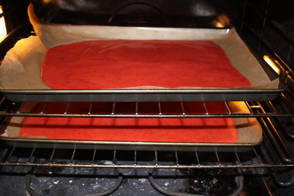 fruit leather in oven